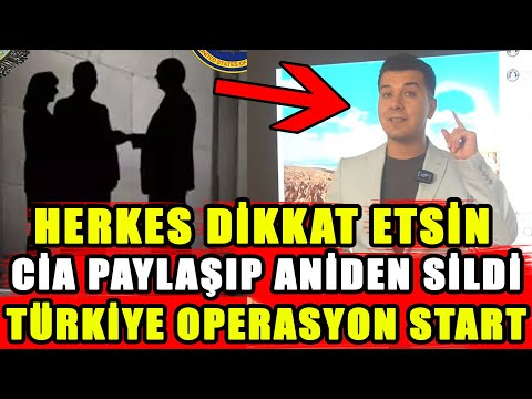 CIA'dan Tedirgin Eden Türkiye Paylaşımı! HERKES DİKKAT ETSİN! Düğmeye Bastılar!!!