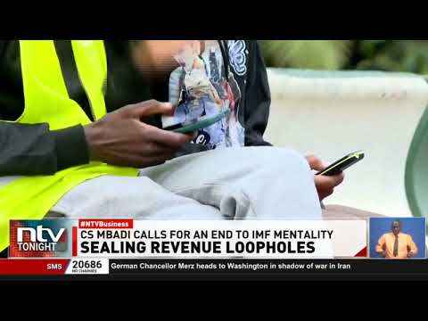 YouTube video thumbnail: Treasury CS Mbadi Gives Blunt Assessment of Kenya’s Financial Health, Calls for end to IMF Mentality