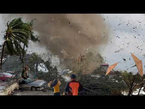 BENCANA DI KABUPATEN, BANYUWANGI! Angin Tornado Dahsyat Meratakan Rumah dan Pohon