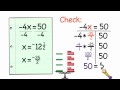 Solving One Step Equations: Multiplication and Division Techniques