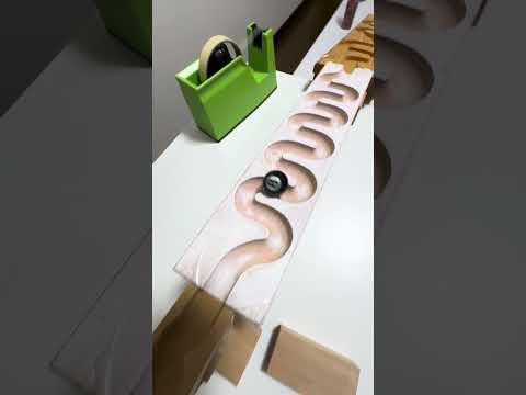 100 Marble Run ☆ Collect and Roll the Soothing Water Sounds ASMR ⑦