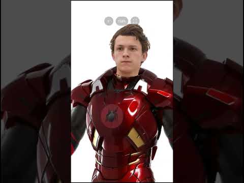 Iron man + spider man + Thor || fusion art || #shorts #youtubeshorts