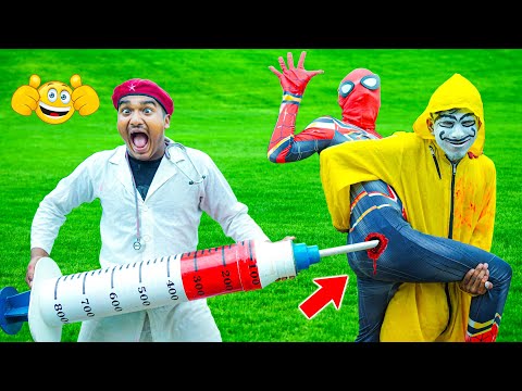 Top New Comedy Video Amazing Funny Video 2025 😂 Try To Not Laugh 2025 Episode 539 Doctor By Bidik F