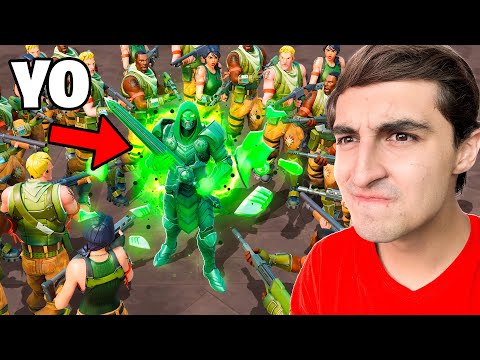 ¿Podré GANAR vs 100 STREAMSNIPERS en Fortnite?