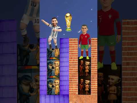 Brainrot Battle Dance Ronaldo vs Messi #brainrot