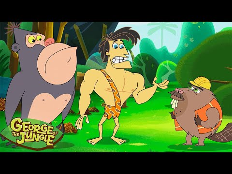 Beavers TAKE OVER! 🦫 | George of the Jungle | 1 Hour of Full Episodes | Cartoons For Kids