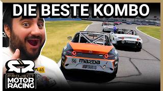 DAS ist die beste Kombo in Project Motor Racing: Mazda MX5 in Daytona