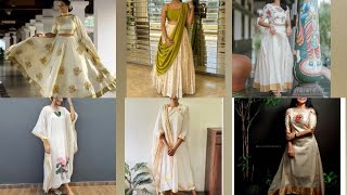 Onam dress collection 2025/ onam dress designs/ onam Pattu pavadai/ onam kurtis