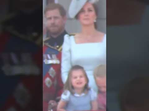 Princess Charlotte slips and saved by her mumma ❤️