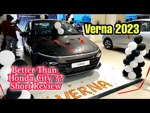New Hyundai Verna 2023 ❤️ Better Than Honda City and Slavia | Review #verna #verna2023sxo #hyundai