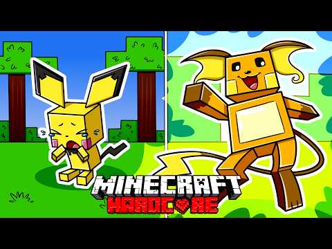 I Survived 1000 DAYS as PIKACHU in HARDCORE Minecraft! - Heroic Quests Compilation