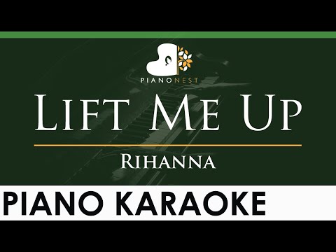 Rihanna – Lift Me Up – LOWER Key (Piano Karaoke Instrumental)