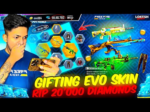 Free Fire Making My Noob Subscriber To Pro In 40,000 Diamonds 💎 Garena Free Fire