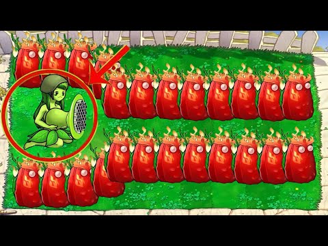 99 Gatling Pea Vs Snow Pea Vs Repeater vs Giga Gargantuar Vs Zombies Plants vs Zombies Battlez