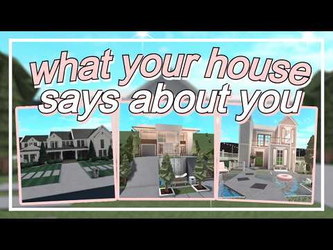 What Your Bloxburg House Says About You 2024 (Roblox)