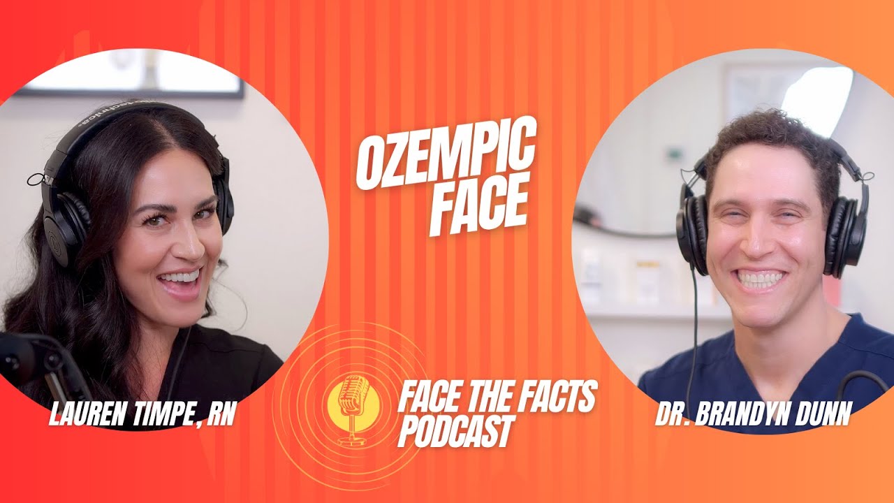 Podcast discussion on Ozempic face effects.