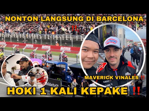 KETEMU VINALES DI BARCELONA ❗️❗️MBLO RIZKI DAPET TANDA TANGAN PEMBALAP MOTOGP ❗️❗️