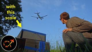 I weighed an airplane... while it was flying!