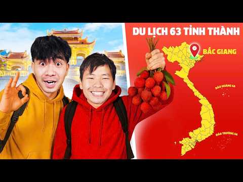 PHD - Thử Thách 24H Du Lịch 63 Tỉnh Thành Cũ - Chiến Thắng Bất Ngờ!