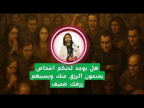 هل يوجد لديكم اشخاص يمنعون الرزق عنك وبسببهم رزقك ضعيف