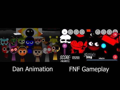 Sprunki Incredibox Part 6 | Game/Cover x FNF Animation Comparison