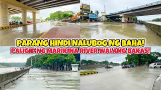 WALANG BAKAS! PALIGID NG MARIKINA RIVER PARANG HINDI NALUBOG!