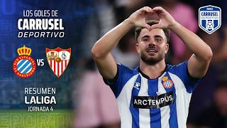 El Espanyol salva un punto en el 99 | Resumen de goles del Espanyol 1 - 1 Sevilla FC