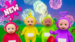 Teletubbies Sensory | Fireworks At Night Time! 🎆Cartoons for Kids