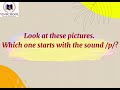 Identifying Initial Sounds in Words