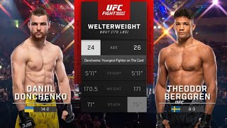 Daniil Donchenko vs Theodor Berggre Fight Highlight 