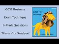Understanding Six Mark Questions in GCSE Business