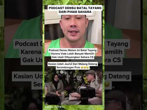 Podcast sahara di densu batal tayang #shortvideo #artist #viralvideo #denisumargo