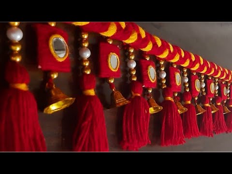 DIY TORAN || DIY DOOR HANGING || #diwali #diy #art #viral #diwalispecial #decoration