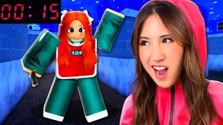 VIREI um GUARDA ROSA na NOVA TEMPORADA de ROUND 6 no ROBLOX