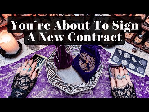 You’re About To Sign A New Contract That Will Mark A New Exciting Beginning For You!