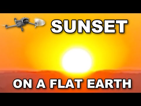 SUNSET on a Flat Earth - 2025