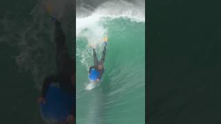 Tube time with Beanz at The Wedge! #TheWedge #Bodyboarding #NewportBeach