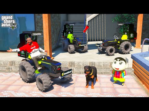 Franklin & Shinchan Buy Mini John Deer Toy Tractor in GTA 5 | JNK GAMER
