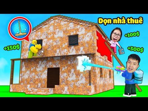 Dọn dẹp nhà thuê kiếm tiền nghỉ làm video !? bqThanh Mở Công Ty Dọn Vệ Sinh Siêu Chuyên Nghiệp