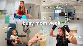 BUSY MOM WEEK 👶🏻 big mistake, eye doctor, straw cup review, easy dinner ideas, rainy gloomy days
