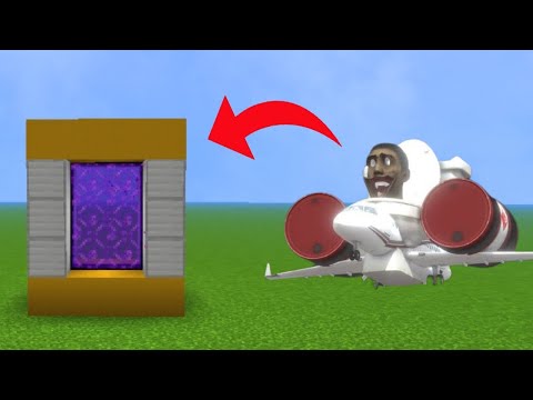 Cara Membuat Portal Ke Dimensi KAMIKAZE TOILET (Skibidi Toilet) Di Minecraft PE
