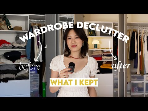 HUGE WARDROBE DECLUTTER & TOUR | Clothes I Kept AFTER Decluttering