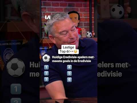 Raad de huidige 6️⃣ Eredivisie-spelers met de meeste goals in de Eredivisie! 👀😳 #voetbalquiz