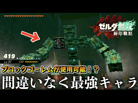 まさかのブロックゴーレム参戦!最強キャラにテンションが上がるゼルダガチ勢【ゼルダ無双封印戦記】
