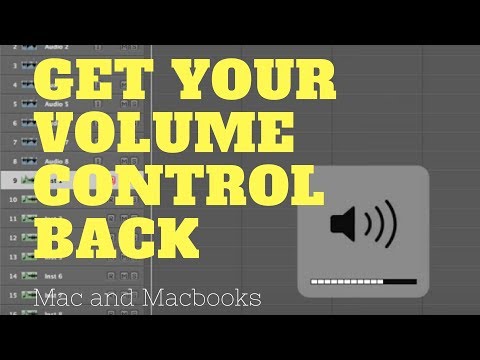 get the volume keys on mac keyboard to work on windows