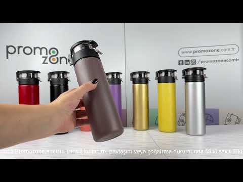 550 ml Plastik Kapaklı Cam Su Şişesi Promozone