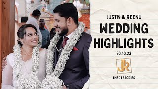 Justin & Reenu | Wedding Highlights | The RJ Stories | Honeycomb Weddings | 30.10.23