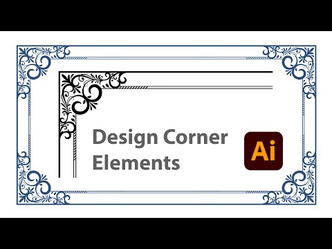 Create Decorative Corner Elements with the Transform Reflect Effect in Adobe Illustrator