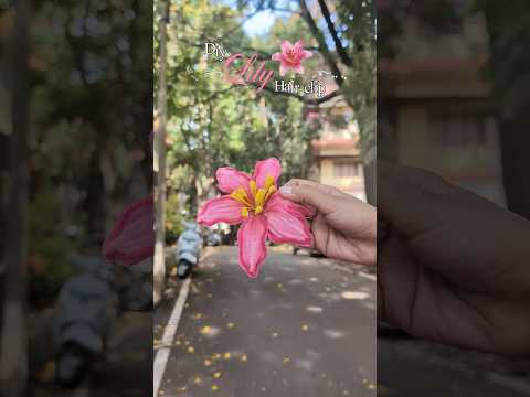 Flower clip 🌸 from pipe cleaners 😍🩷 Easy DIY Idea
