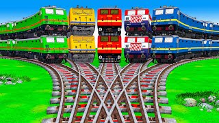 【踏切アニメ】あぶない電車 3 TRAIN 🚦 Fumikiri 3D Railroad Crossing Animation #train